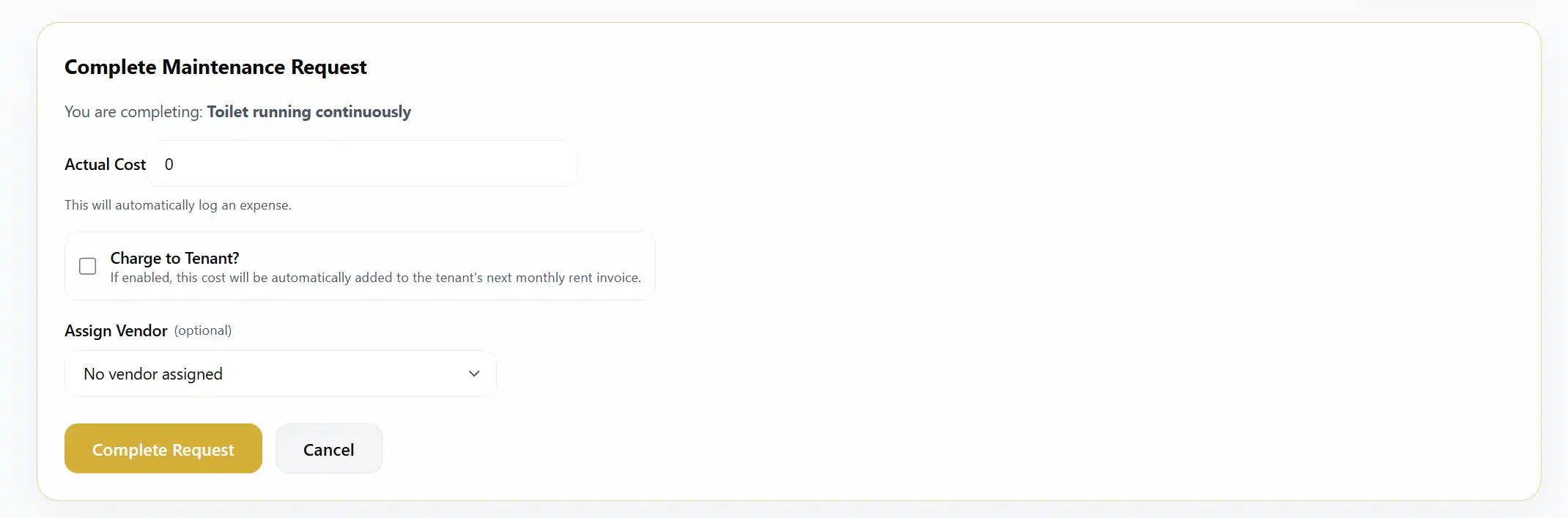 Dashboard screenshot