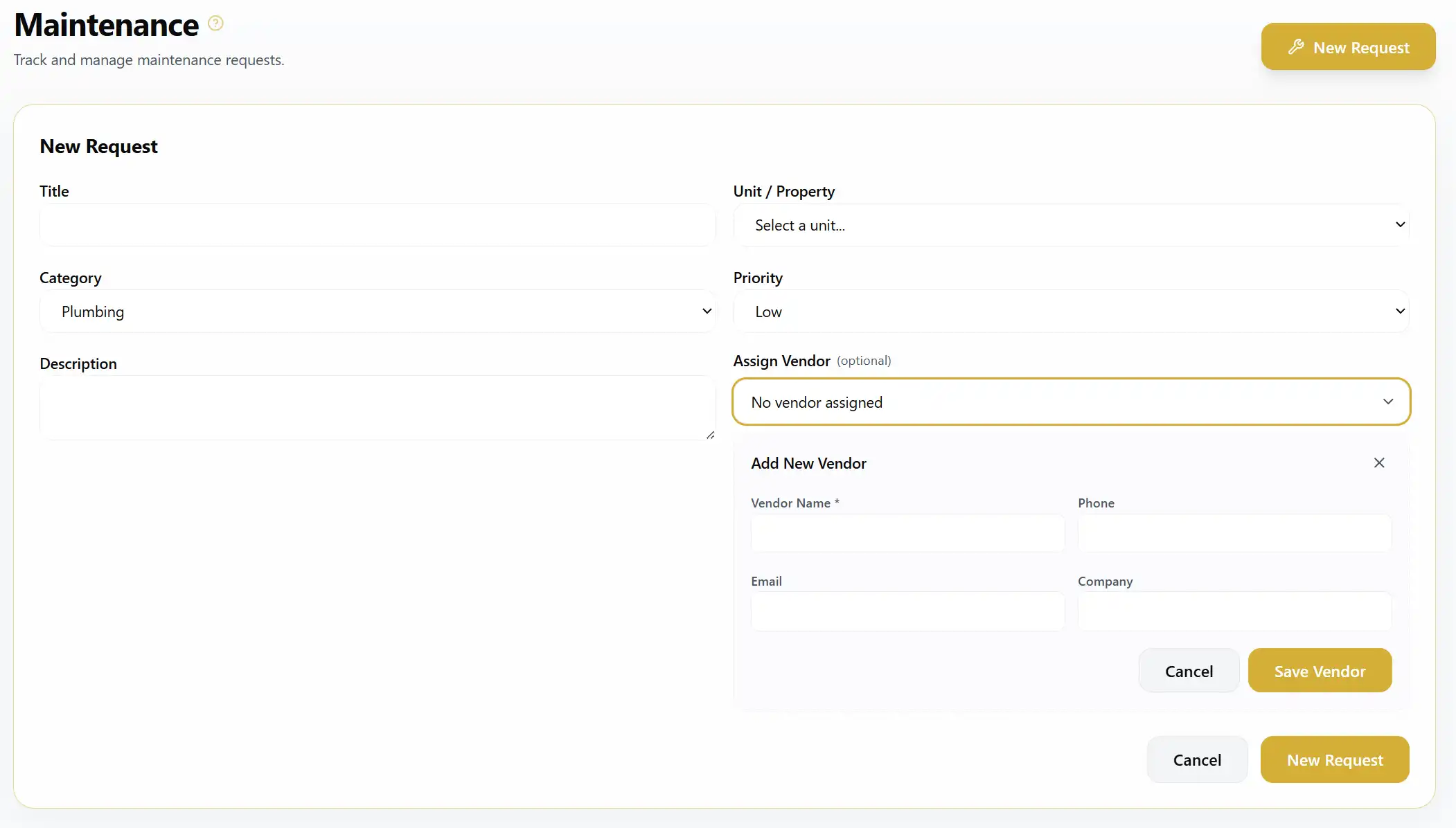 Dashboard screenshot